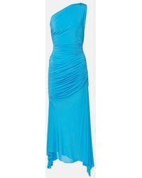 Alex Perry - Gathered Jersey Cocktail Dress - Lyst
