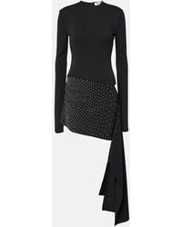 The Attico - Sash Embellished Minidress - Lyst