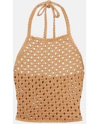 Etro - Crochet Cotton Top - Lyst