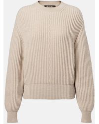 Loro Piana - Plane Tree Ribbed-Knit Cashmere Sweater - Lyst