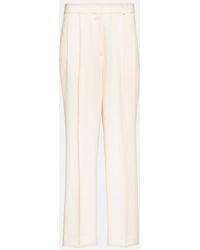 TOTEME - Pleated Straight Pants - Lyst