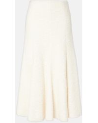 Gabriela Hearst - Amy Cashmere And Wool-Blend Midi Skirt - Lyst