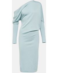 Tom Ford - Off-Shoulder Cashmere-Blend Midi Dress - Lyst