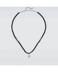 Sydney Evan - Star 14Kt Beaded Necklace With Diamonds - Lyst