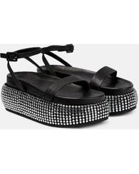 Jonathan Simkhai - Buster Embellished Platform Sandals - Lyst