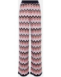 Missoni - Gerade Hose Mit Zickzackmuster - Lyst