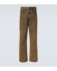 Dries Van Noten - Faded Wide-Leg Jeans - Lyst