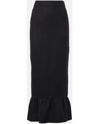 Posse - Falda Tubo Matilda De Lino - Lyst