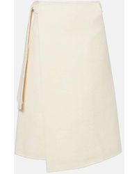 Proenza Schouler - Falda Envolvente Bodhi De Boucle En Mezcla De Lana - Lyst
