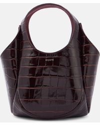Coperni - Swipe Mini Croc-effect Leather Bucket Bag - Lyst