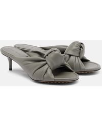 Bottega Veneta - Cherry Knot Leather Mules - Lyst