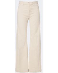 Polo Ralph Lauren - Cotton Corduroy Wide-Leg Pants - Lyst