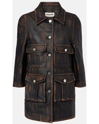ShuShu/Tong - Leather Jacket - Lyst