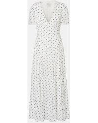 Posse - Paloma Polka-Dot Maxi Dress - Lyst