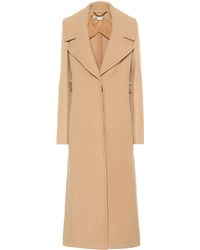 Stella McCartney Wool Coat - Natural