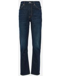 RE/DONE - High-Rise Straight Jeans 70S - Lyst