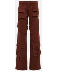 Blumarine - Cotton Canvas Cargo Pants - Lyst