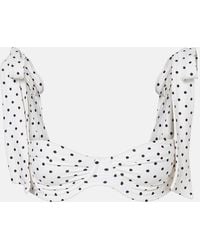SAME - Lady Polka-Dot Bikini Top - Lyst
