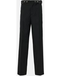 Jean Paul Gaultier - Wool Straight Pants - Lyst