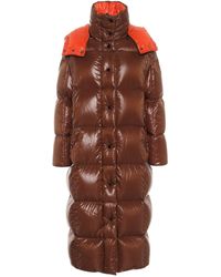 Moncler Manteau doudoune Parnaiba à capuche - Marron