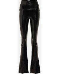 Norma Kamali - Spat Faux Patent Leather leggings - Lyst