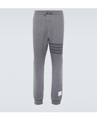 Thom Browne - 4-bar Wool-blend Sweatpants - Lyst