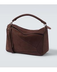 Loewe - Tote Bag Puzzle Large Aus Leder - Lyst