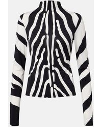 Ferragamo - Zebra-Print Top - Lyst