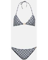 Gucci - Gg Triangle Bikini - Lyst