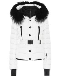 3 MONCLER GRENOBLE Veste doudoune de ski Beverley à capuche - Blanc