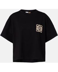 Loewe - Paula's Ibiza Anagram Cotton T-Shirt - Lyst