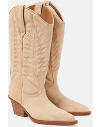 Paris Texas - Rosario Suede Cowboy Boots - Lyst