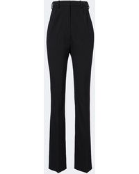 Balenciaga - Wool Straight Pants - Lyst