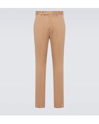 ZEGNA - Cotton Blend Suit Pants - Lyst