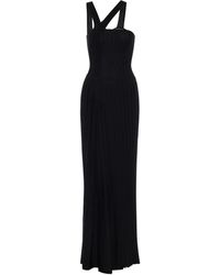 Gabriela Hearst Maxikleid aus Wolle - Schwarz