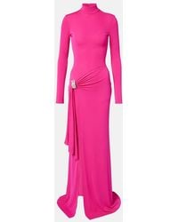 David Koma - Embellished Draped Gown - Lyst