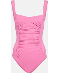 Karla Colletto - Basics Ruched Swimsuit - Lyst