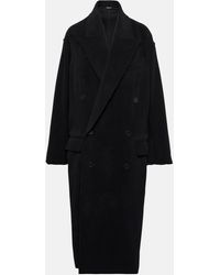 Balenciaga - Double-breasted Cashmere And Wool Coat - Lyst