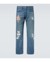 Junya Watanabe - X Levi's Jeans Rectos Con Patchwork - Lyst