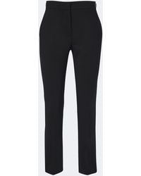 Max Mara - Wool-Blend Slim Pants - Lyst