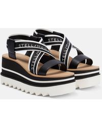 Stella McCartney - Sneak-elyse Platform Sandals - Lyst