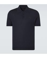 Gucci - Double G Wool Polo Shirt - Lyst