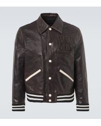 Wales Bonner - Veste Teddy Prince En Cuir - Lyst