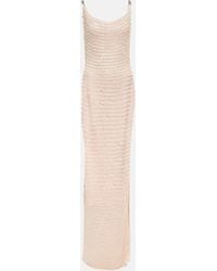 AYA MUSE - Vatia Sequined Knitted Maxi Dress - Lyst