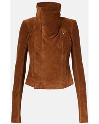 Rick Owens - Suede Jacket - Lyst