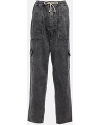 Isabel Marant - Viamao High-Rise Cotton Pants - Lyst