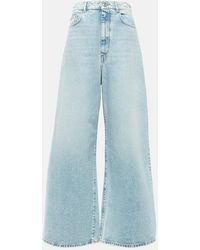 Sportmax - Low-Rise Wide-Leg Jeans Angri - Lyst