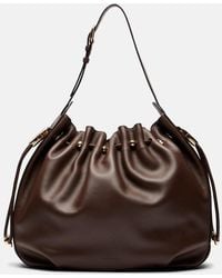 Zimmermann - Halcyon Large Leather Bucket Bag - Lyst
