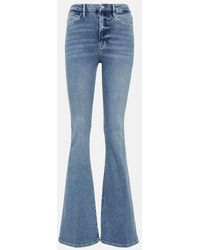 FRAME - Le Super High Flare Jeans - Lyst