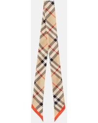Burberry - Silky Scarves - Lyst